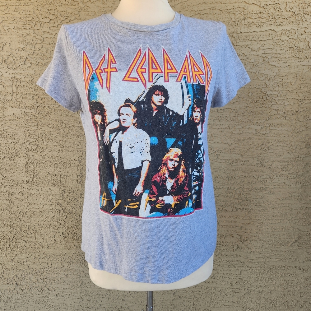 Junkfood def Leppard grey shirt
